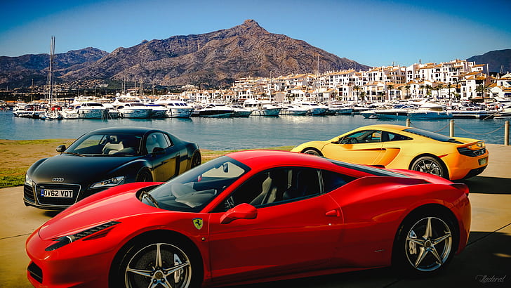 Gran Turismo Sport, Top Gear, Ferrari, Ferrari 458, Ferrari 458 Spider, HD wallpaper