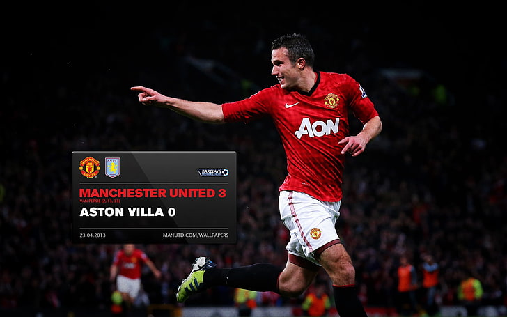 Manchester United 3 Aston Villa 0-FA Premier Leagu.., sport, stadium, HD wallpaper