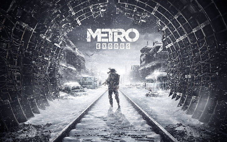 Metro Exodus 2018 5K, full length, architecture, standing, men, HD wallpaper
