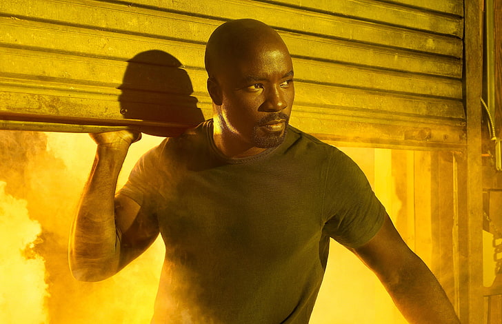 luke cage, tv shows, hd, one person, adult, men, waist up, athlete, HD wallpaper