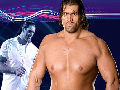HD wallpaper: WWE The Great Khali, wwe champion, men, adult, shirtless, two  people | Wallpaper Flare