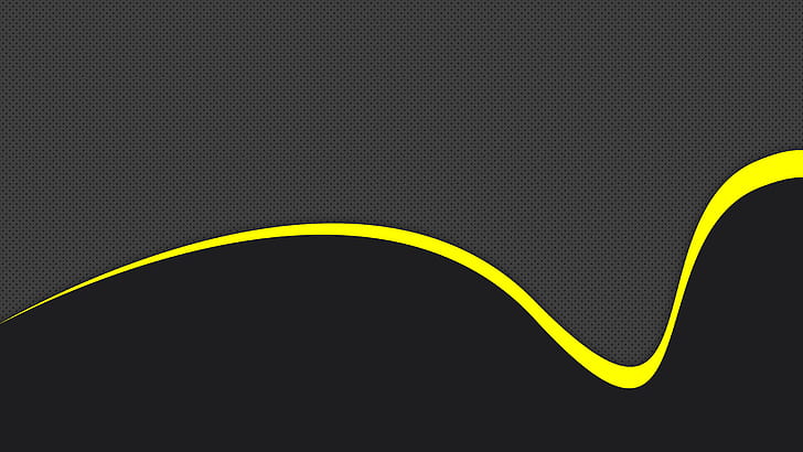 Premium Vector  Abstract background with yellow waves black background desktop  wallpaper vector