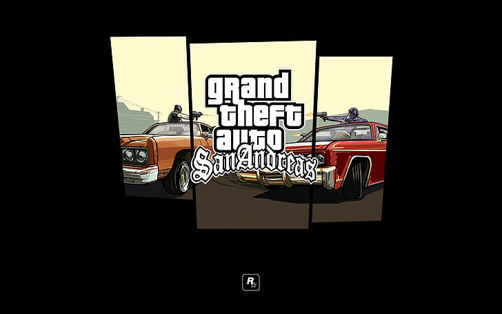 GTA, San Andrea, San Andreas, Grand Theft Auto, gang Ballas gang Grove Street, HD wallpaper