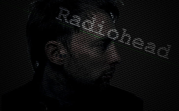 Radiohead, Soloist, Text, Graphics, Sign, one person, communication, HD wallpaper