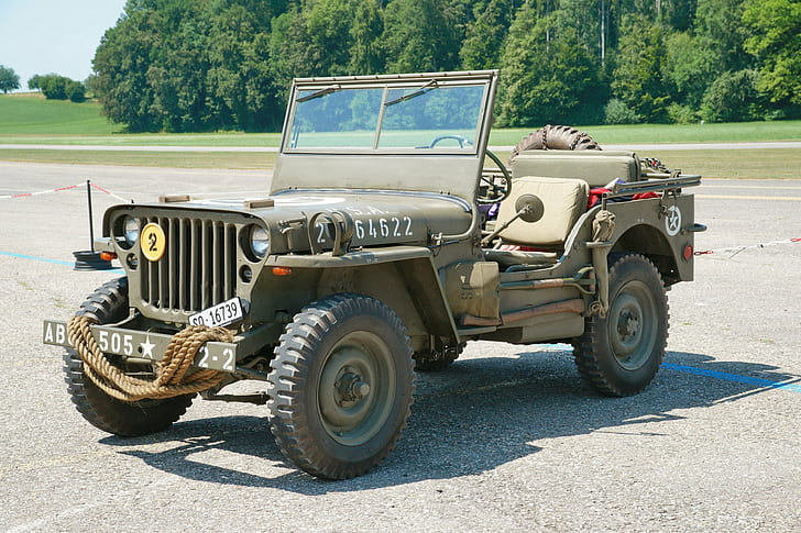 jeep, military, willys, HD wallpaper