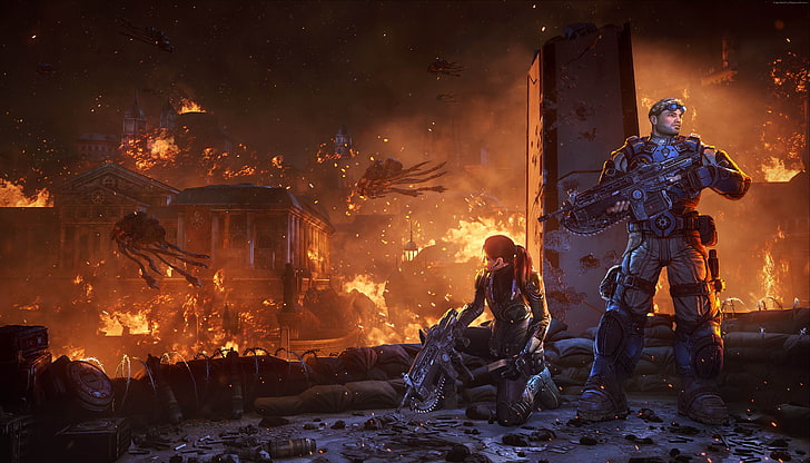 Gears of War Judgment, GoW, screenshot, gameplay, shooter, Xbox, HD wallpaper