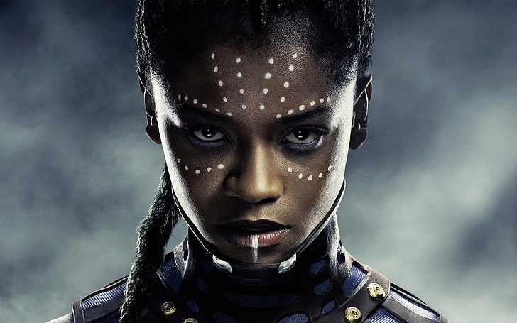 Black Panther Letitia Wright 2017 4k HD, portrait, looking at camera