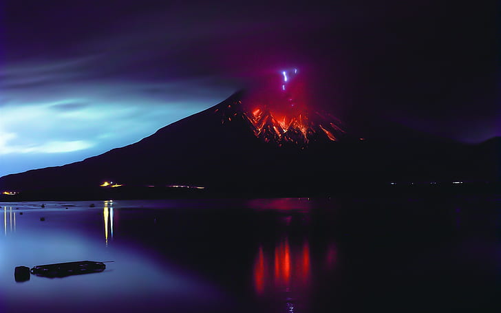 Sakurajima, volcano eruption, lava, natural disaster, Japan