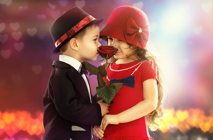 HD wallpaper: Red rose, Cute boy, 5K, Proposal, Couple, Cute girl |  Wallpaper Flare