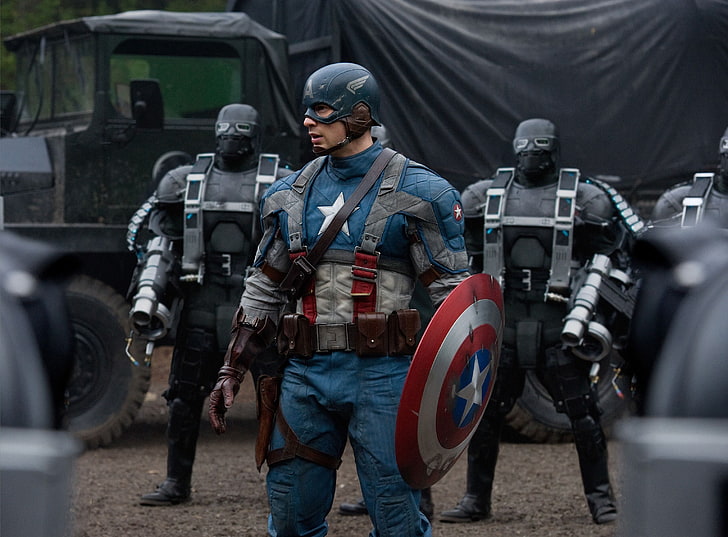 Marvel Captain America movie still screenshot, the film, shield, HD wallpaper