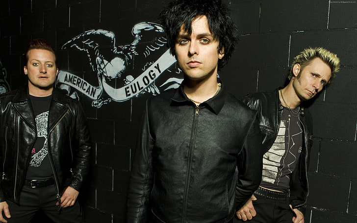 Tre Cool, Green Day, Mike Dirnt, Billie Joe Armstrong, John Kiffmeyer, HD wallpaper