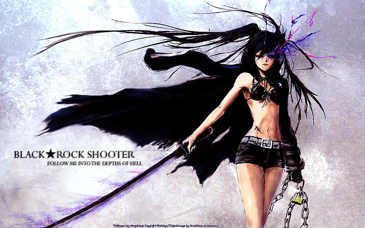 Anime, Black Rock Shooter, Insane Black Rock Shooter