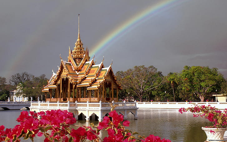 Royal Summer Palace In Thailand Desktop HD Wallpaper Free Download 2560×1600, HD wallpaper