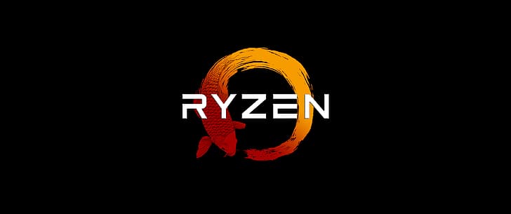 AMD, RYZEN, fish, koi fish, HD wallpaper