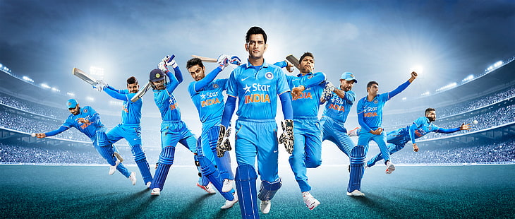 HD wallpaper: MS Dhoni, Team India, National cricket team, Shikhar Dhawan |  Wallpaper Flare