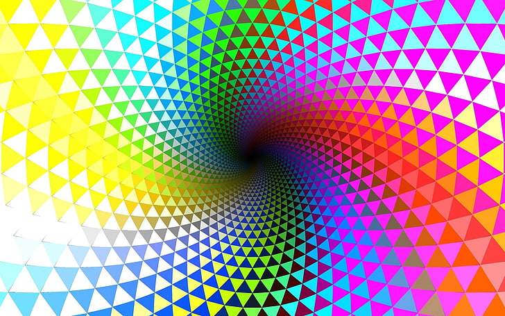 multicolored wallpaper, rotation, multi-colored, lines, shape