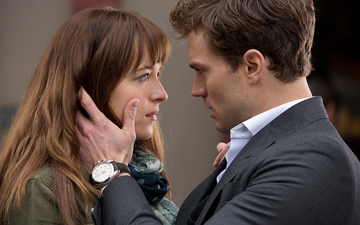 Fifty Shades of Grey Movie, Dakota Johnson, Jamie Dornan, Christian Grey, HD wallpaper