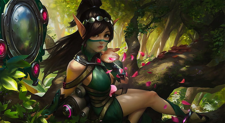 Paladins Ying, female elf character wallpaper, Games, Other Games