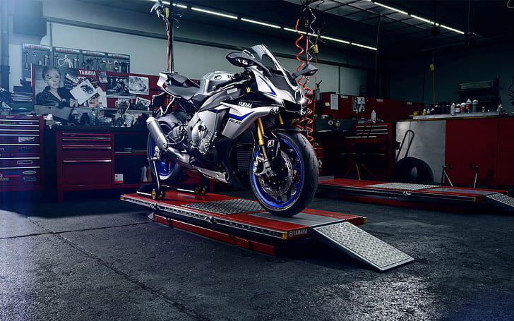 Yamaha YZF R1M 2015 HD, bikes, motorcycles, bikes and motorcycles, HD wallpaper