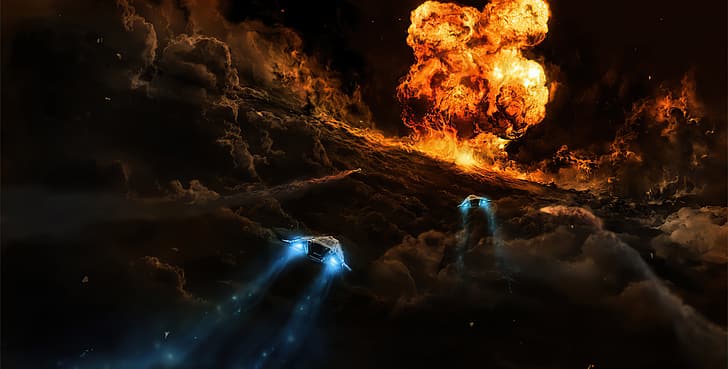digital-art-explosion-blast-clouds-spaceship-hd-wallpaper-preview