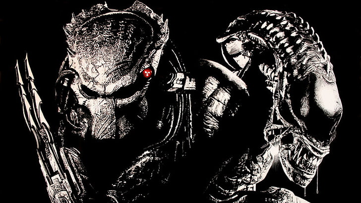 Alien VS Predator digital wallpaper, Predator (movie), movies, HD wallpaper