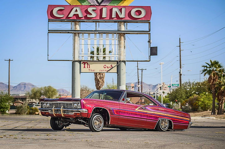 1966, chevrolet, custom, gangsta, hot, impala, lowrider, rod, HD wallpaper