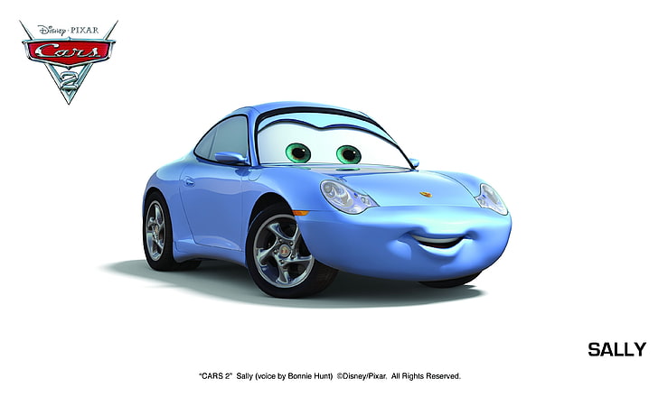 HD wallpaper: Disney Pixar Cars Sally illustration, cars 2, mode of  transportation | Wallpaper Flare