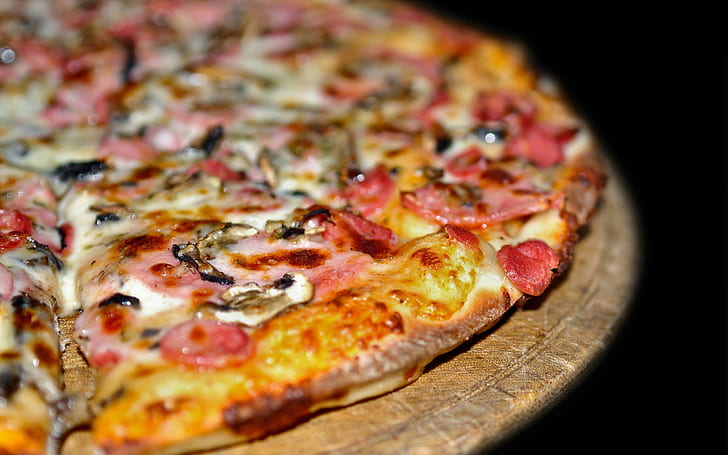 Food Pizza Photo Background, HD wallpaper
