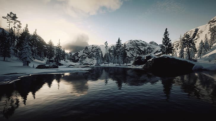 Red Dead Redemption 2, video games, PC gaming, nature, landscape, HD wallpaper