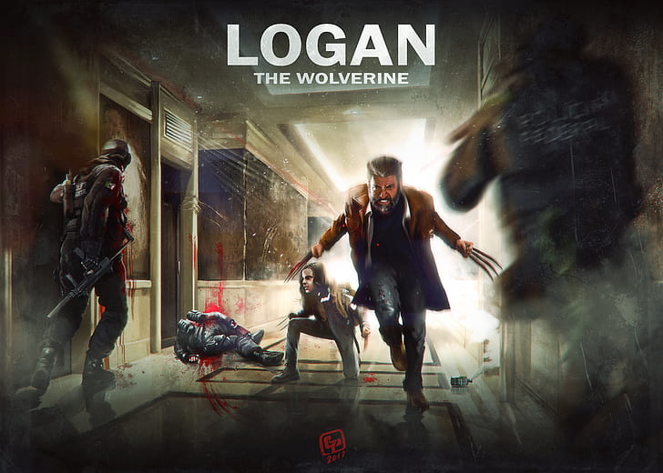 Wolverine, Hugh Jackman, X-Men, Logan, Marvel Comics, Movie, HD wallpaper