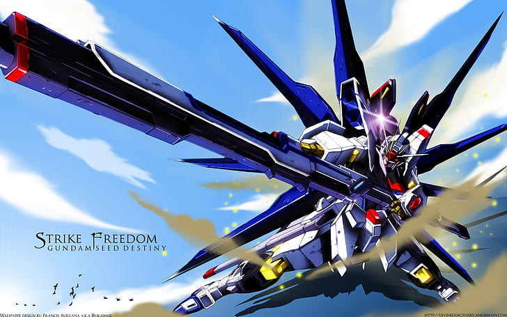 gundam gundam seed destiny strike freedom Anime Gundam Seed HD Art
