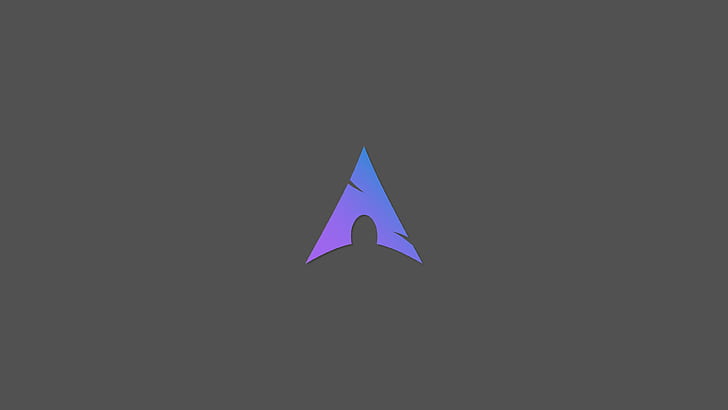 Archlinux, logo, brand, Arch Linux, HD wallpaper