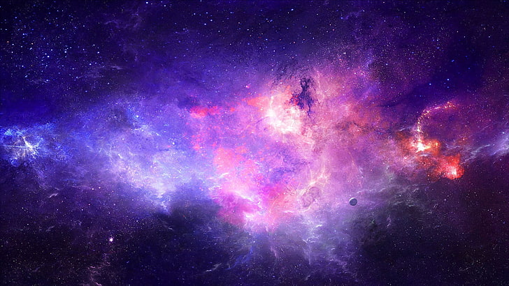 purple and red nebula wallpaper, space, stars, astronomy, star - space