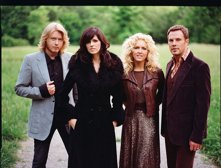 little big town, women, group of people, standing, front view