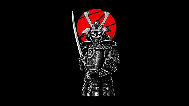 HD wallpaper: samurai holding katana wallpaper, style, sword, warrior,  people | Wallpaper Flare