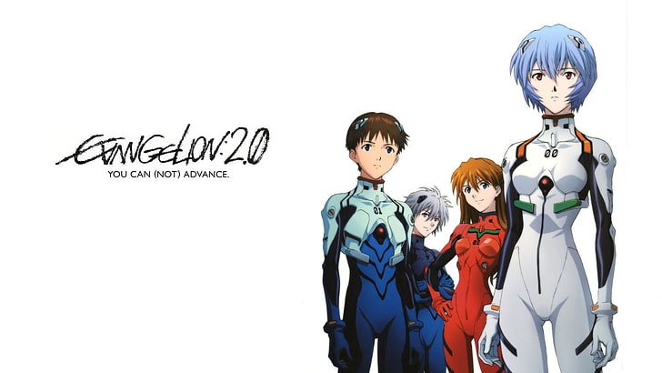 Neon Genesis Evangelion, Ikari Shinji, Ayanami Rei, Asuka Langley Soryu