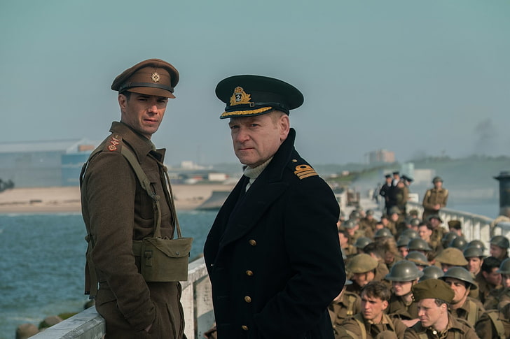 Movie, Dunkirk, James D'Arcy, Kenneth Branagh, HD wallpaper