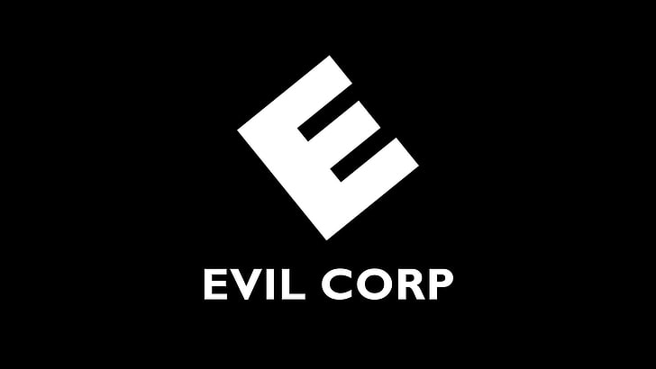 Evil Corp logo, Mr. Robot, E Corp, communication, text, western script