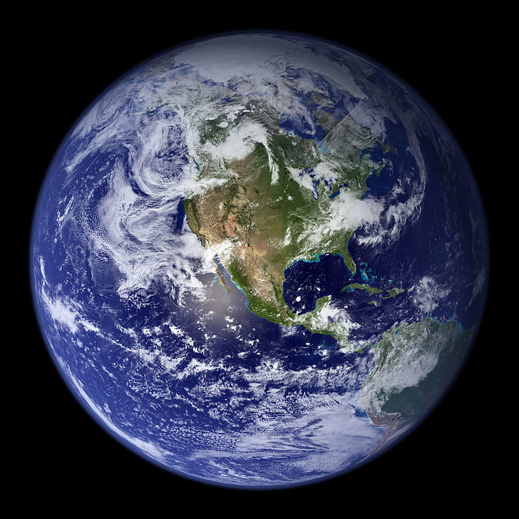 planet Earth close-up photo, Blue Marble, Earth  GLOBE, iPhone