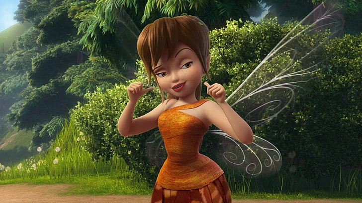 Tinkerbell, plant, one person, real people, tree, leisure activity, HD wallpaper