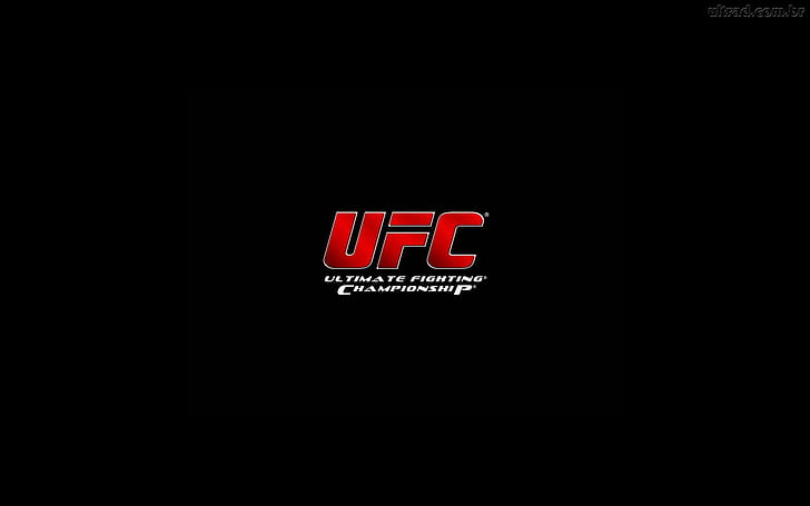 UFC Logo, Ultimate Fighting Championship, background, HD wallpaper