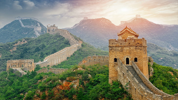wall, jiankou, great wall of china, beijing, asia, ancient history, HD wallpaper