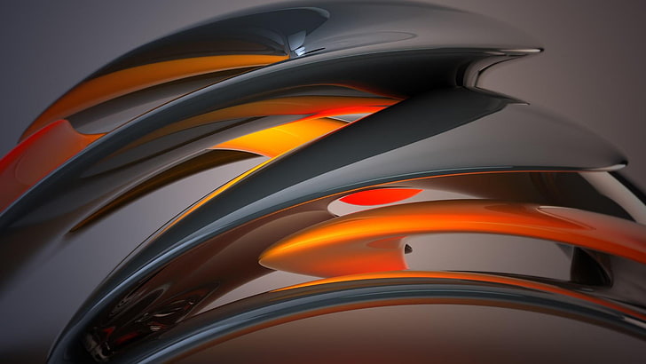 HD wallpaper: abstract, dark, orange, smooth, 4k, gray, orange color, no  people | Wallpaper Flare