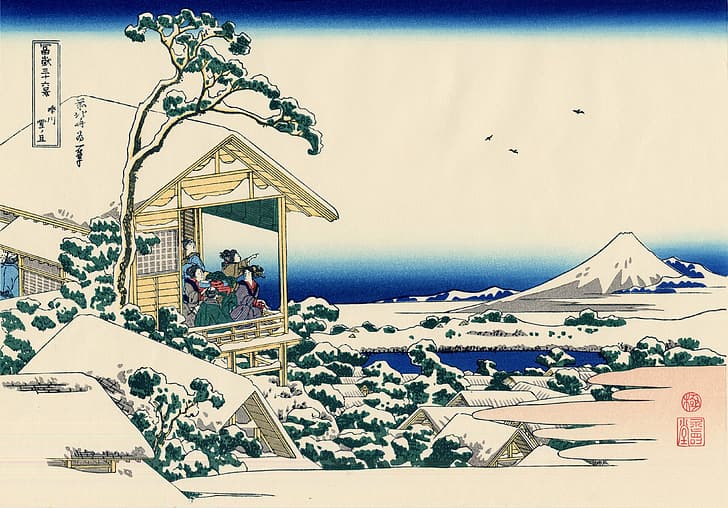 Japanese Art, Ukiyo-e, HD wallpaper