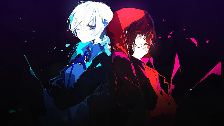 Ruby Rose/Weiss Schnee wallpaper, anime girls, RWBY, Ruby Rose (character)