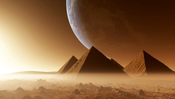 2560x1600px Free Download Hd Wallpaper Pyramid Space Art Egypt Wallpaper Flare