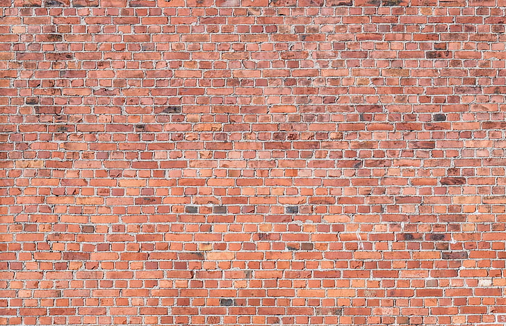 abstract, background, big, brick, brick wall, brown, cement