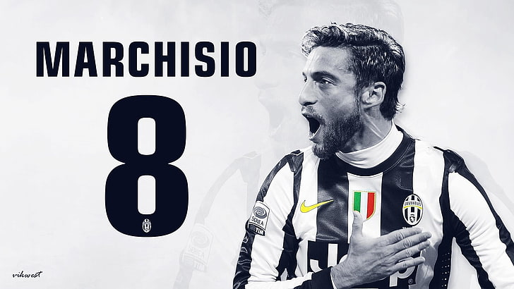 Marchisio 8, claudio marchisio, football player, juventus, italy, HD wallpaper
