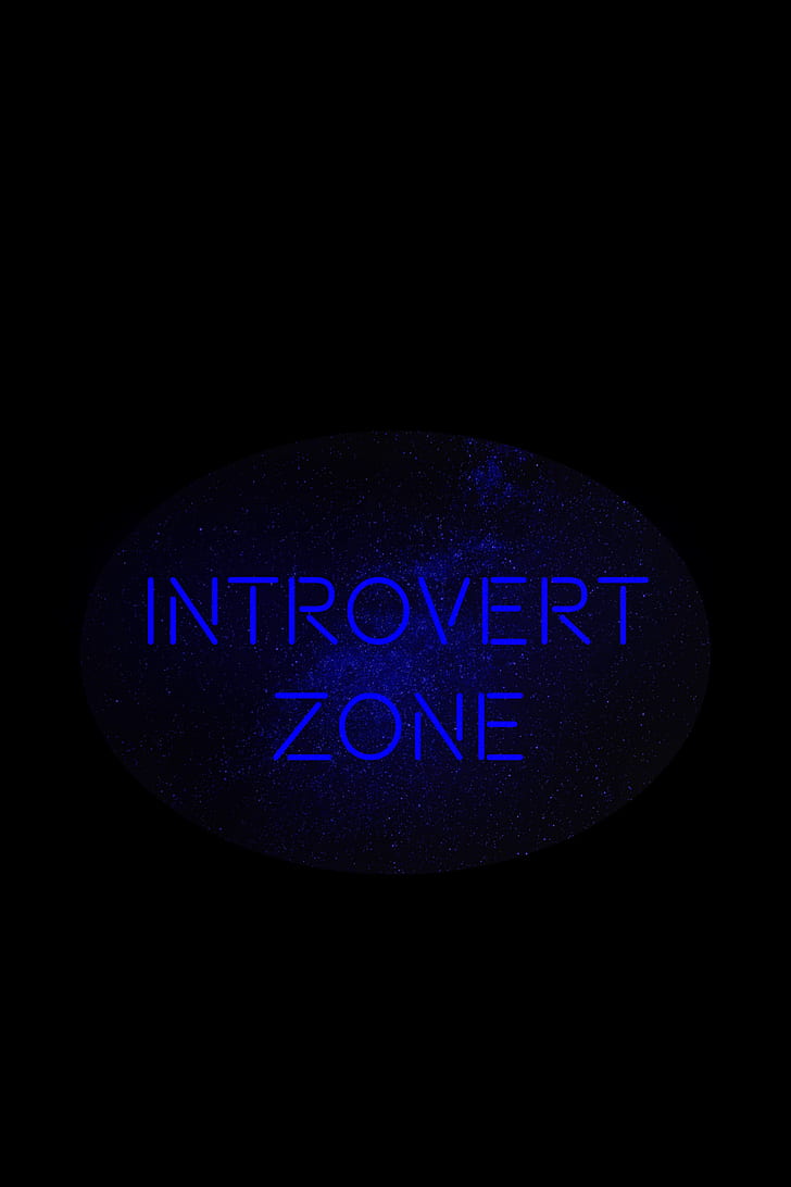 introvert, zone, territory, inscription, HD wallpaper