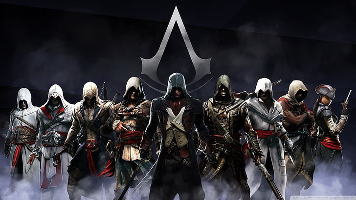 Assassin's Creed digital wallpaper, video games, Altaïr Ibn-La'Ahad